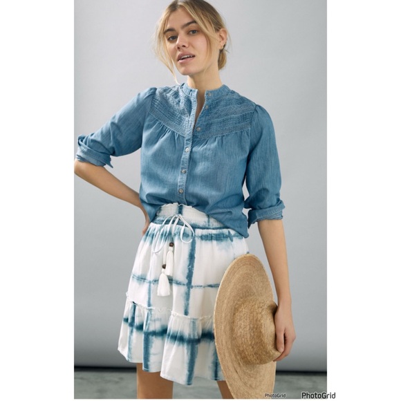 Anthropologie Dresses & Skirts - Anthropologie Pilcro Tie Dye Mini Skirt XL